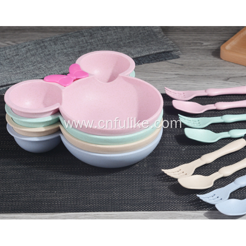 3-Pieces Mickey Mouse Shape Tableware